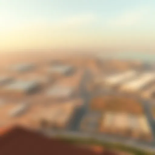 Panoramic view of Sahara Meadows industrial park