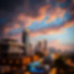 Stunning skyline view of Shobha Hartland