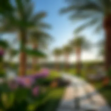 Sustainable green spaces within Shobha Hartland