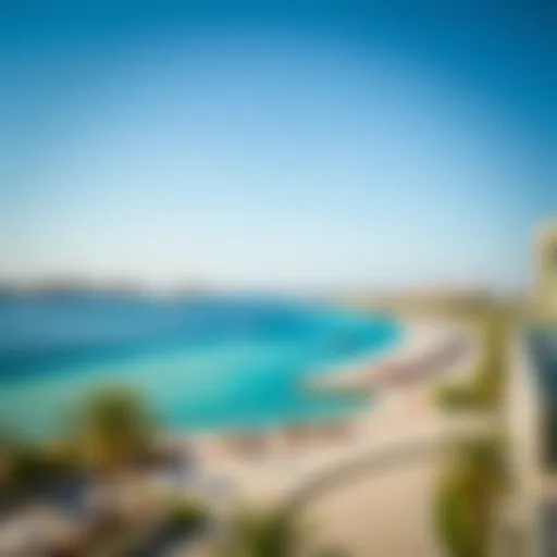 Breathtaking view of the Strand La Mer beachfront