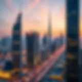 A skyline view of Dubai illustrating its vibrant business environment