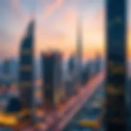 A skyline view of Dubai illustrating its vibrant business environment