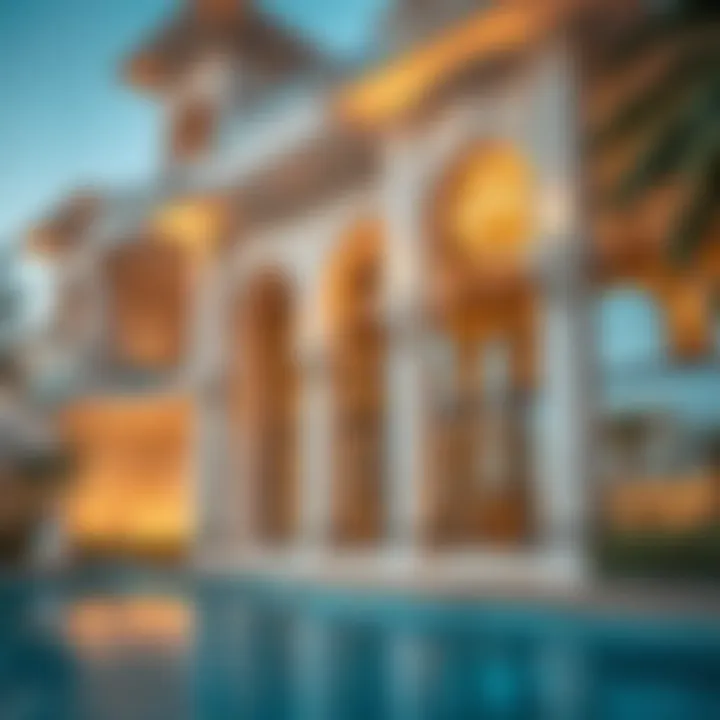 Architectural features of a premier property in Telal 19