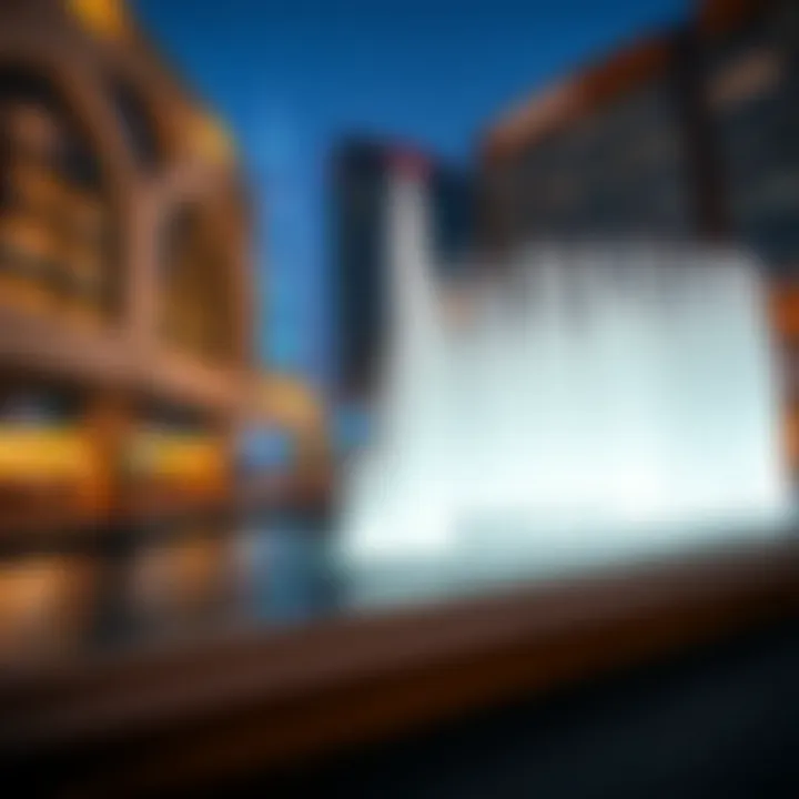 Architectural design of the Dubai Mall Fountain