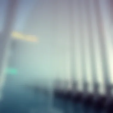 Close-up of the fountain's water jets