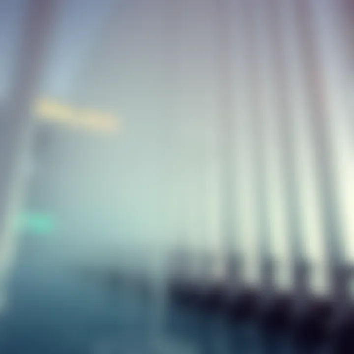 Close-up of the fountain's water jets