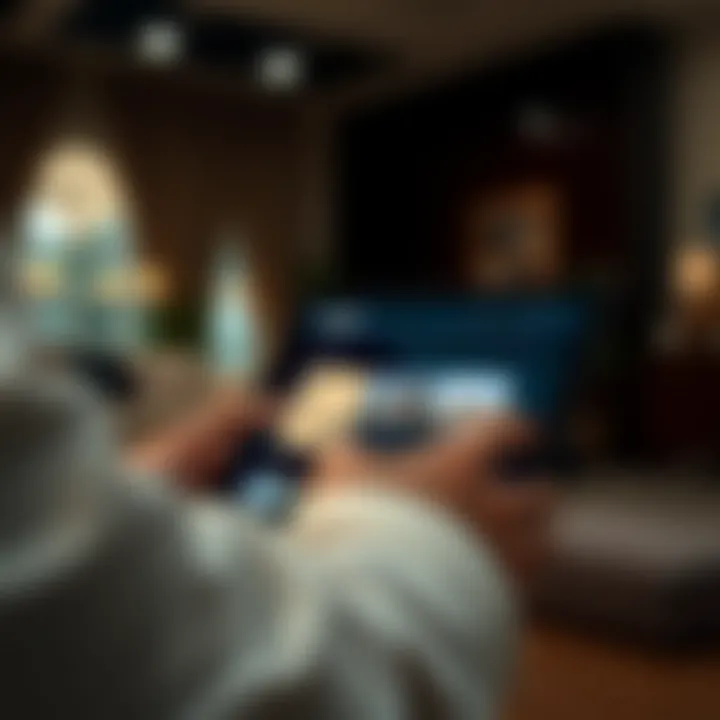 Navigating Bayut.com An interactive user interface of the Bayut.com website on a digital device