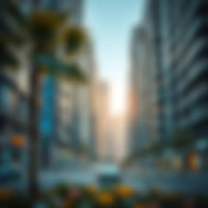 A conceptual image of sustainable urban growth through Pantheon initiatives