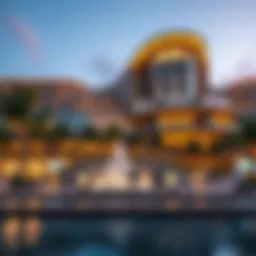 Stunning architectural design of The Promenade