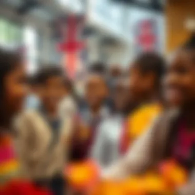 Celebrating Cultural Diversity at a British School A school event celebrating cultural diversity at a British institution