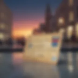 Digital representation of visa status check