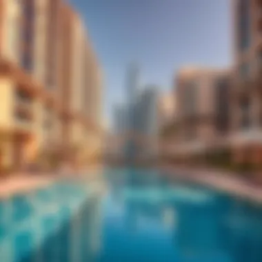 Luxurious amenities in JLT residential areas