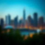 Stunning skyline view of Jumeirah Lake Towers