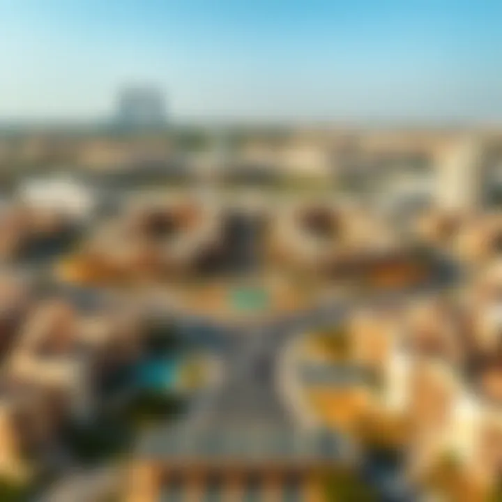 Expansive Layout of Damac Hills 2 Aerial view of Damac Hills 2 showcasing its expansive layout