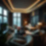 Luxurious apartment interior in Dubai showcasing elegant design