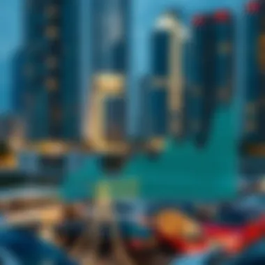 Graph depicting market trends in Dubai rental prices