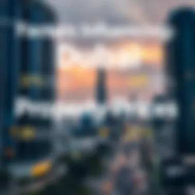 Factors Influencing Dubai Property Prices Infographic detailing factors affecting property prices in Dubai