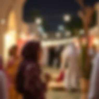 Community gathering and activities in the UAE during Ramzan