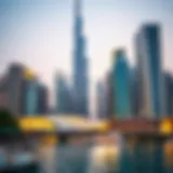 Stunning skyline of Dubai showcasing modern architecture