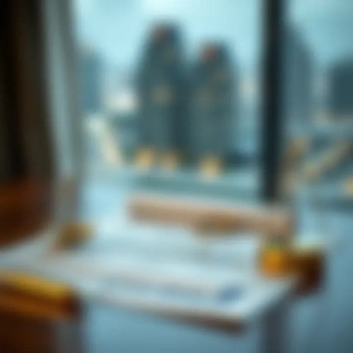 Regulatory frameworks represented by legal documents and scales