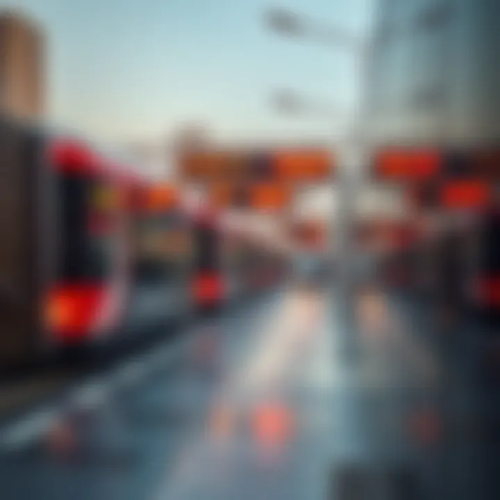 Public transportation system in Abu Dhabi, emphasizing accessibility