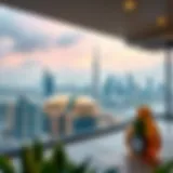 Panoramic view of Dubai skyline showcasing modern living