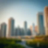 Luxury Dubai skyline featuring modern architecture
