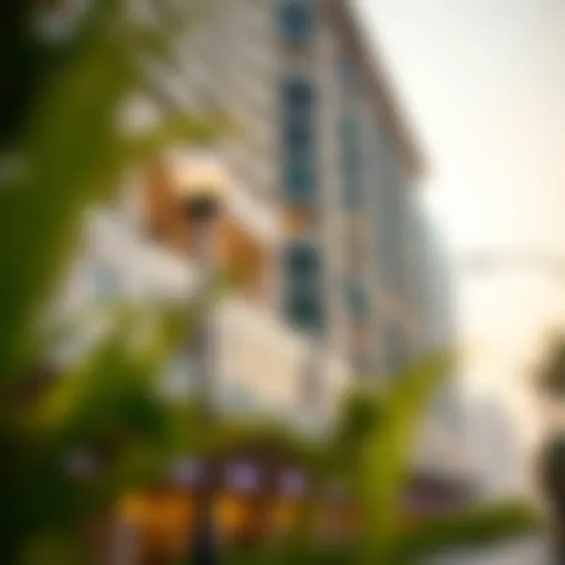 Architectural Elegance of Vida Downtown A stunning view of Vida Downtown Dubai showcasing its architectural elegance