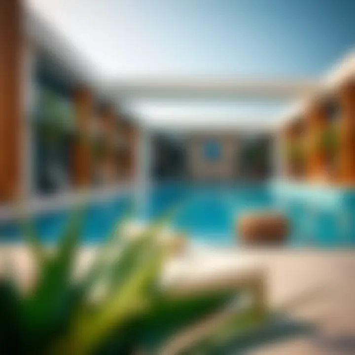 Luxurious amenities available at Vida Downtown Dubai, highlighting leisure and comfort