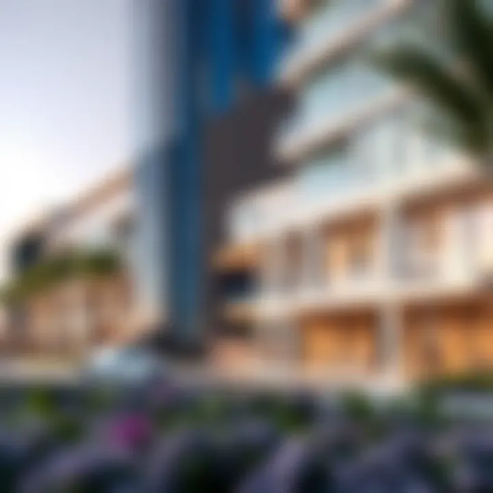 Architectural Innovations in Vida Dubai Architectural innovations in Vida Dubai, emphasizing modern design and elegance.