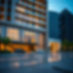 Stunning façade of W Residences showcasing modern architecture