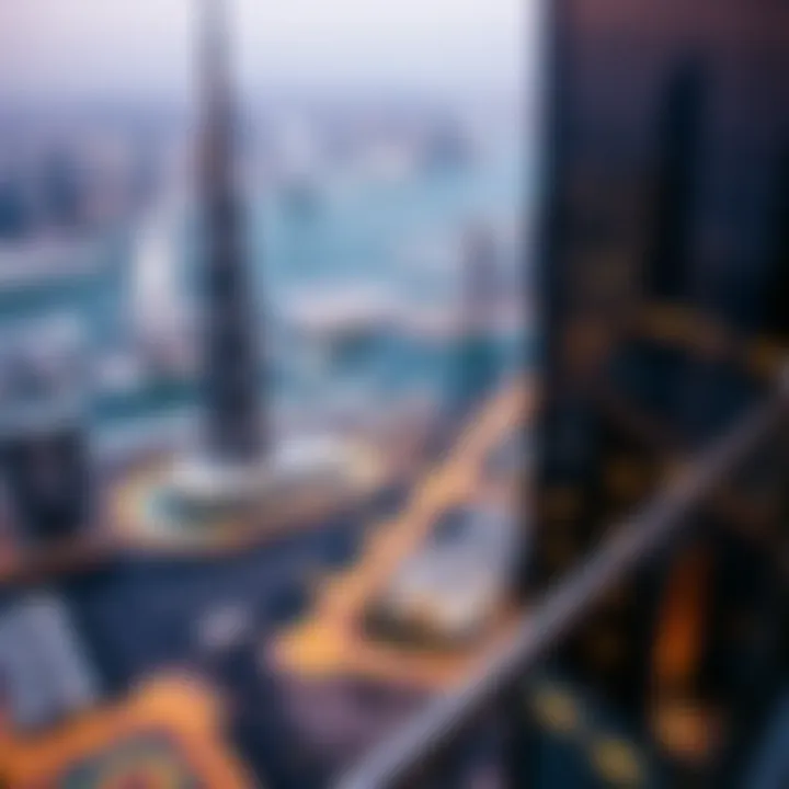 Breathtaking Marina Views from Zumurud Tower A panoramic view of Dubai Marina from Zumurud Tower