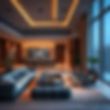 Exquisite Interiors: Luxury Living at Zumurud Tower Luxurious interiors of a residence in Zumurud Tower